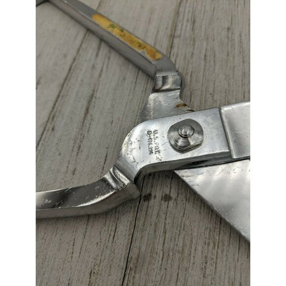 AS Italy Chrome Kitchen Shears Scissors Bone Poultry Shellfish 10 1/2" - Picture 3 of 9